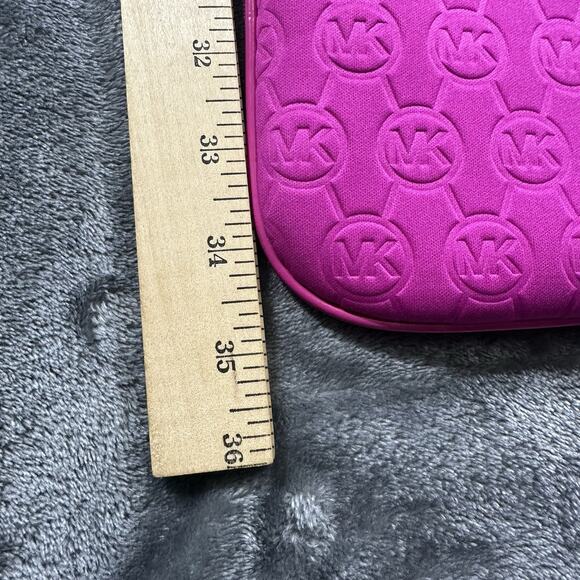 Michael Kors Monogram Embossed Crossbody Women’s Messenger Pink Bag - Picture 10 of 10